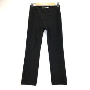 Betabrand Dark Grey Pull-On Straight Leg Women's Yoga Dress Pants Size M Petite